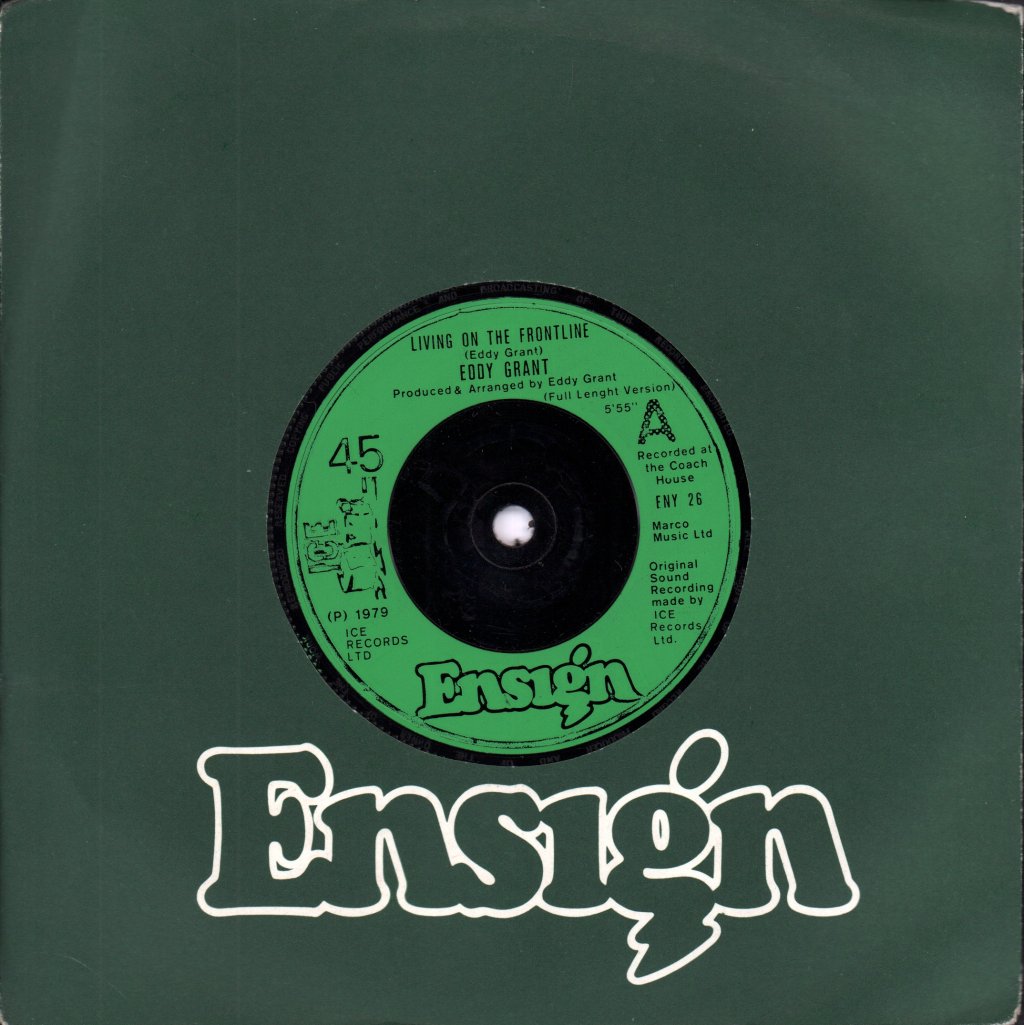 Eddy Grant - Living On The Frontline - 7 Inch