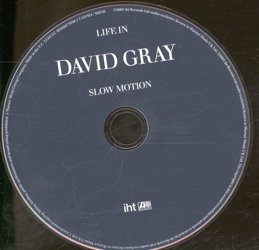 David Gray - Life In Slow Motion - Cd