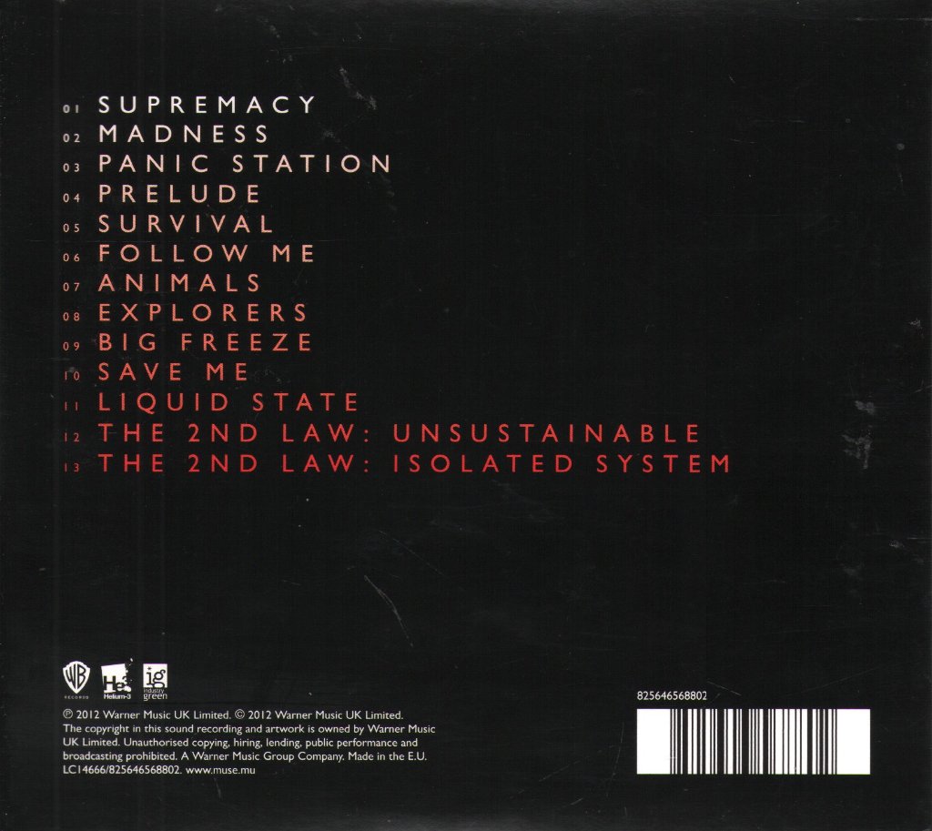 Muse - 2nd Law - Cd