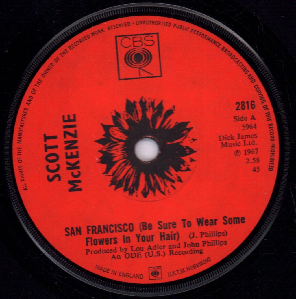 Scott McKenzie - San Francisco - 7 Inch