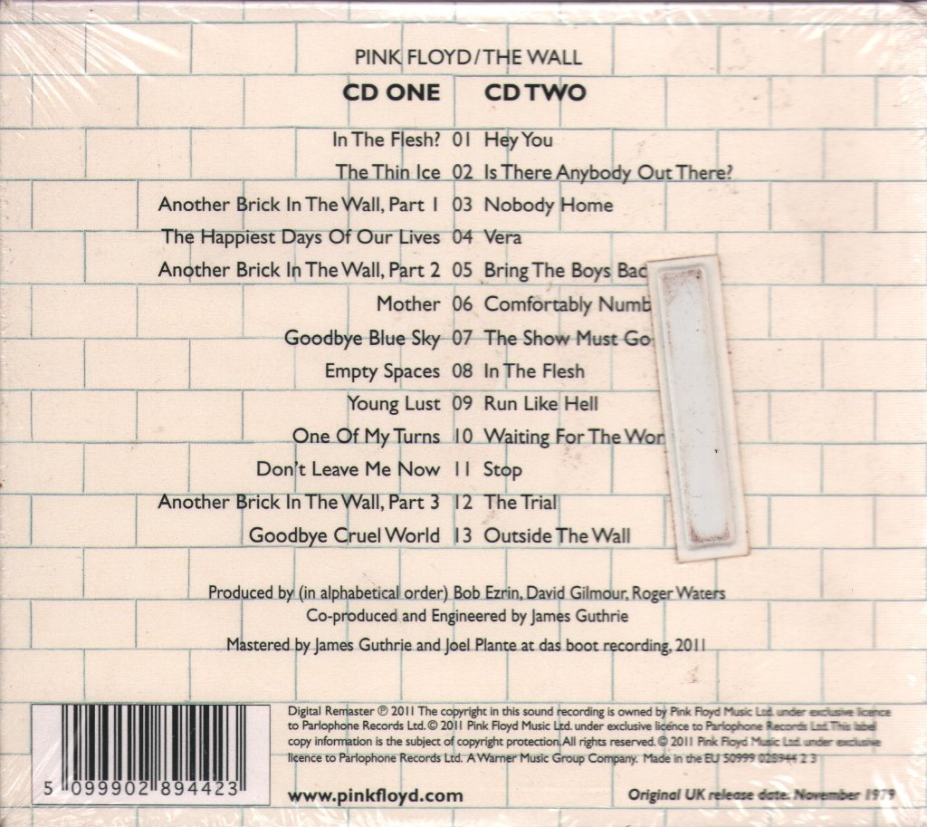 Pink Floyd - Wall - Double Cd