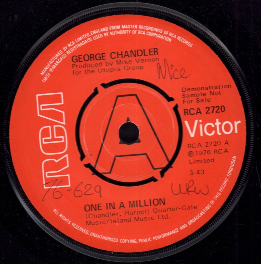 George Chandler - One In A Million - 7 Inch