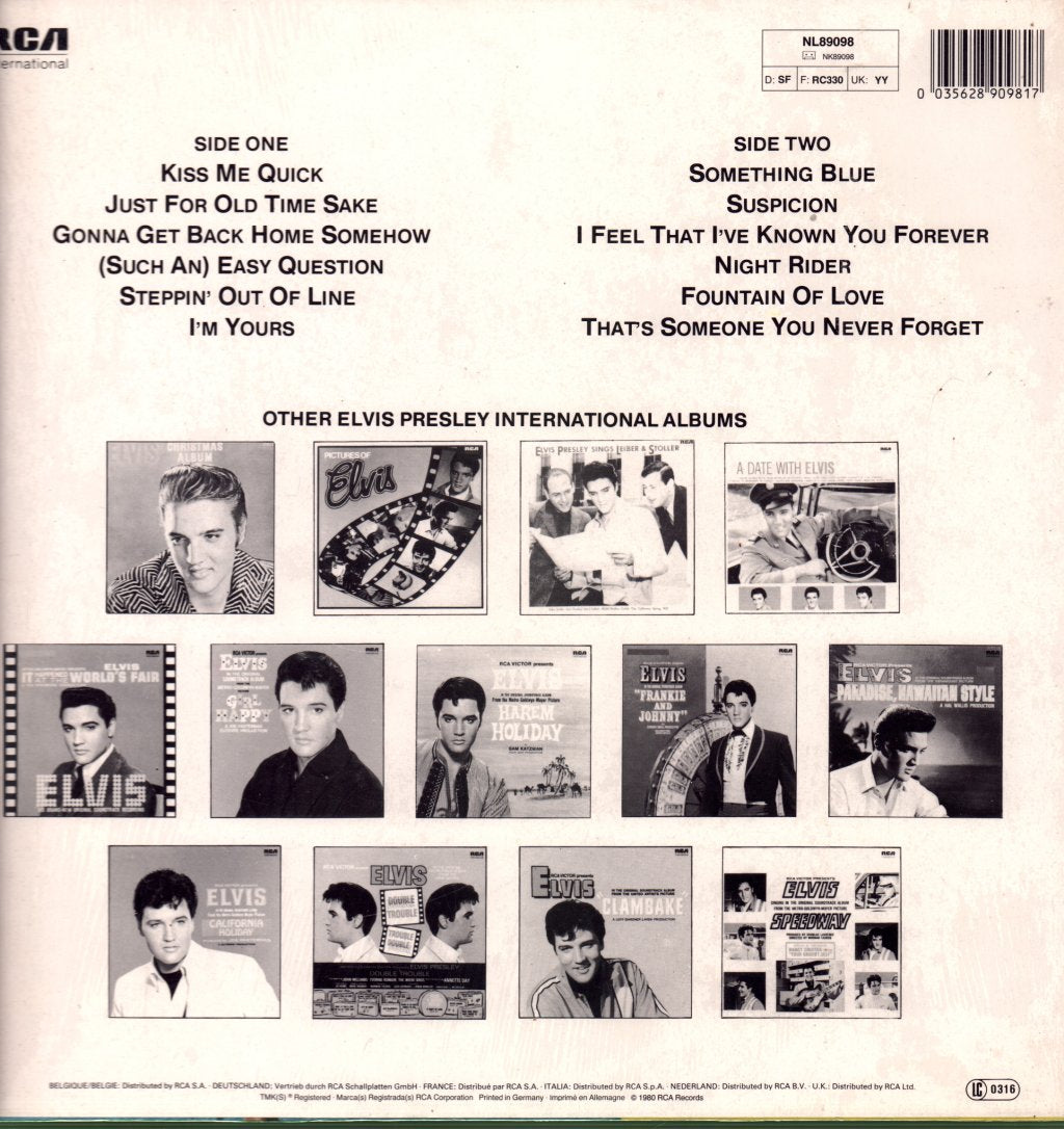 Elvis Presley - Pot Luck - Lp
