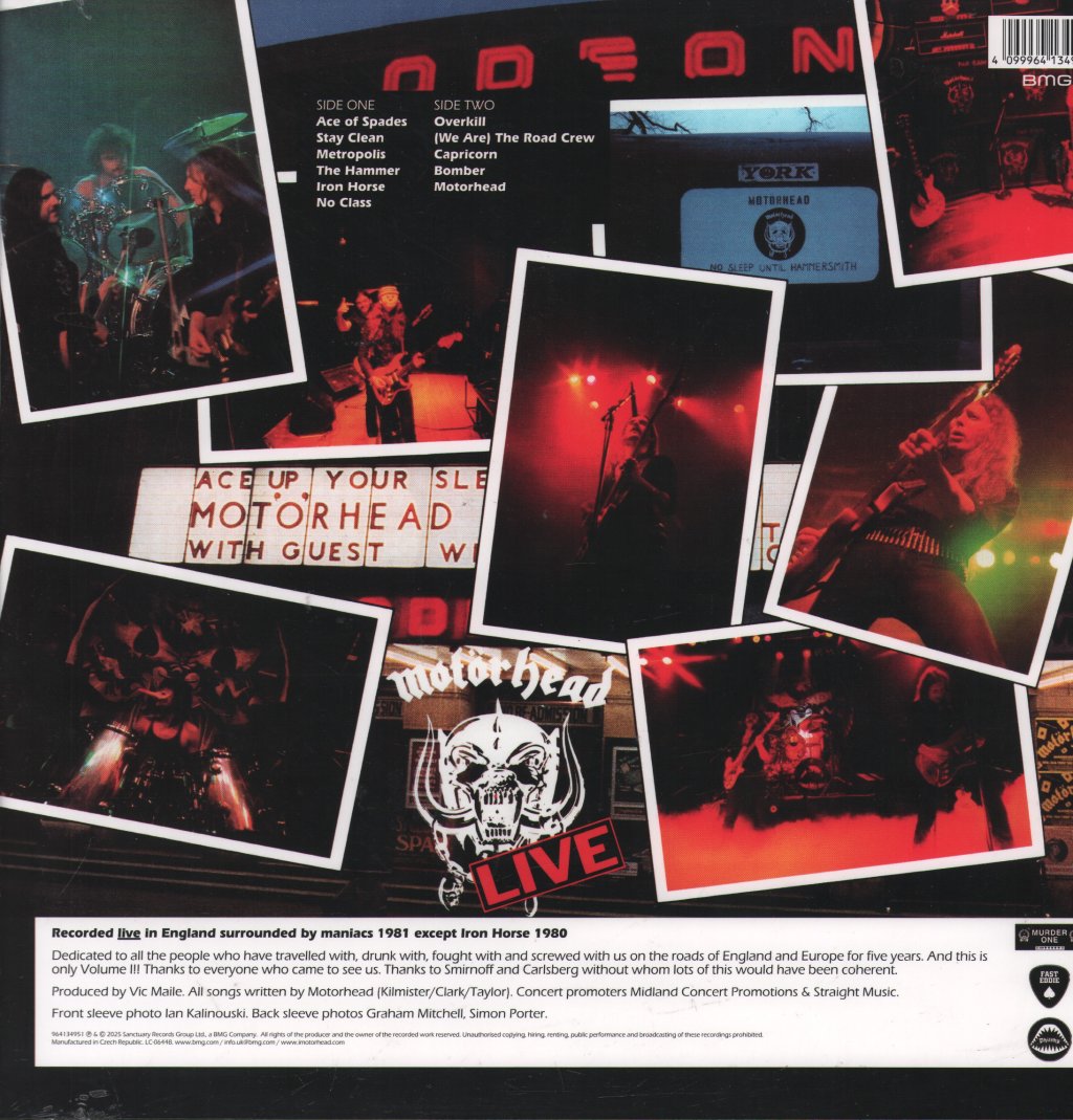 Motorhead - No Sleep 'Til Hammersmith (Live) (50th Anniversary Edition) - Lp