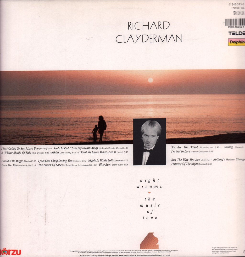Richard Clayderman - Night Dreams The Music Of Love - Lp