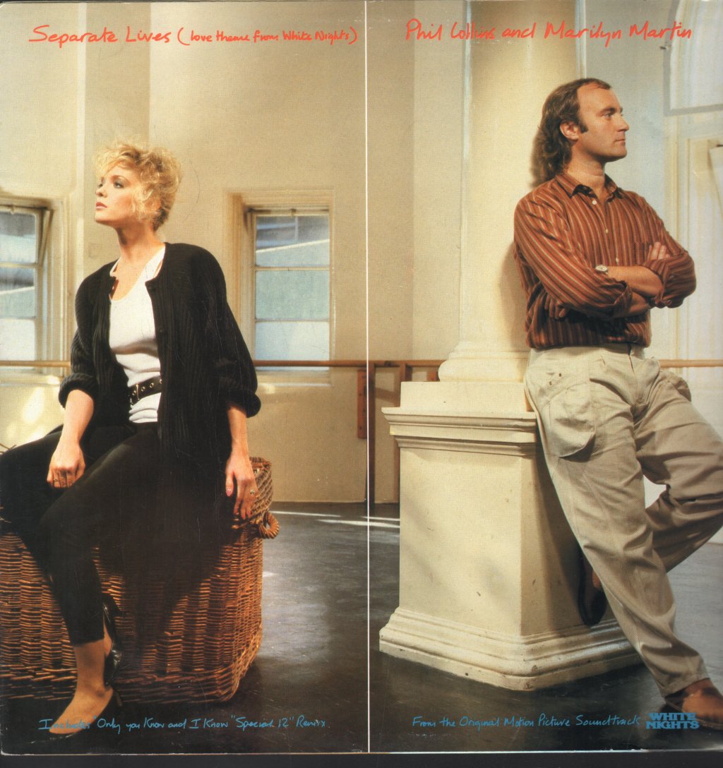 Phil Collins And Marilyn Martin - Separate Lives - 12 Inch