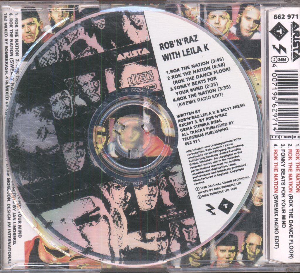 Rob N Raz Featuring Leila K - Rok The Nation - Cd