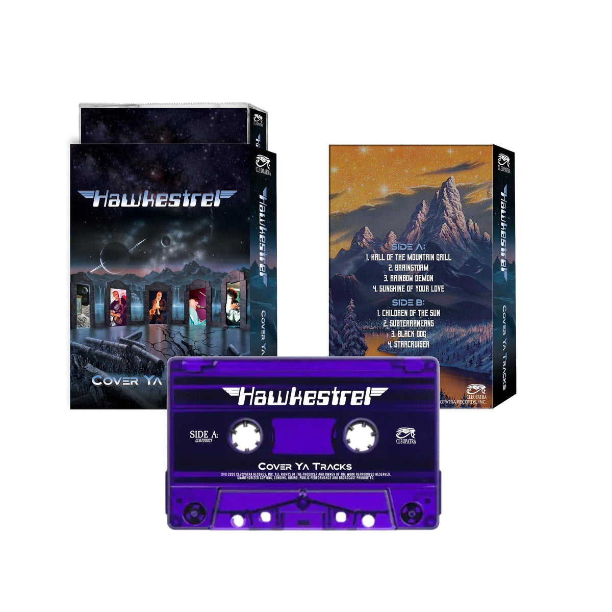 Hawkestrel - Cover Ya Tracks - Cassette