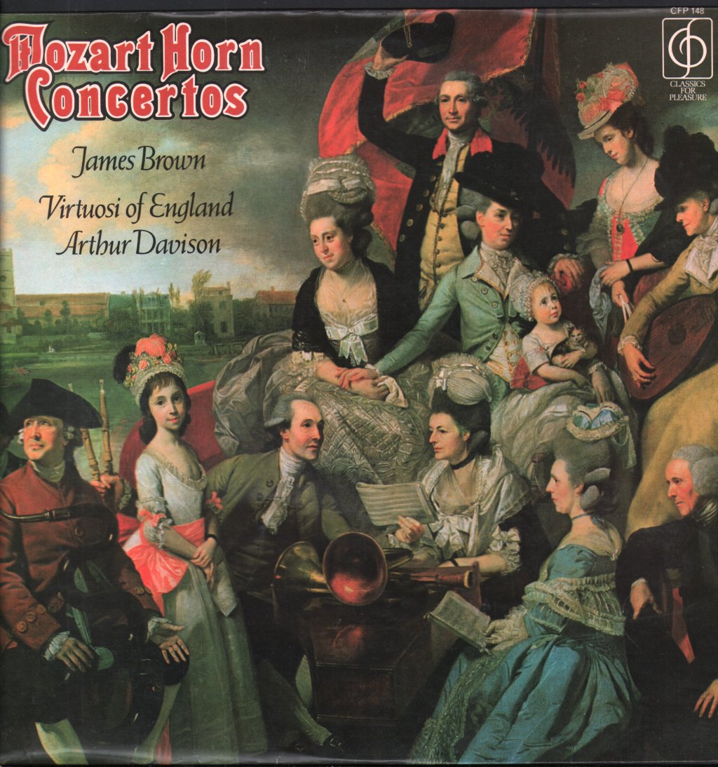 James Brown / Virtuosi Of England / Arthur Davison - Mozart Horn Concertos - Lp
