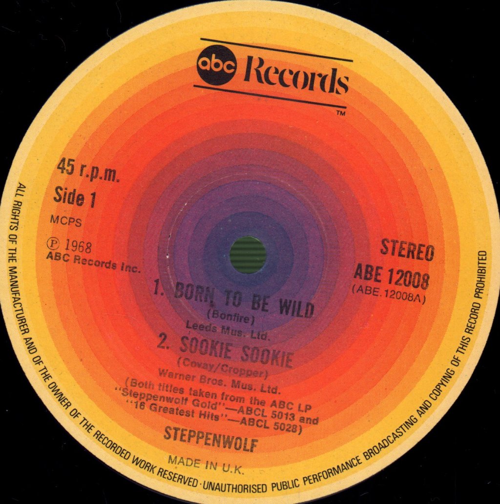 Steppenwolf - Four Tracks From Steppenwolf - 12 Inch