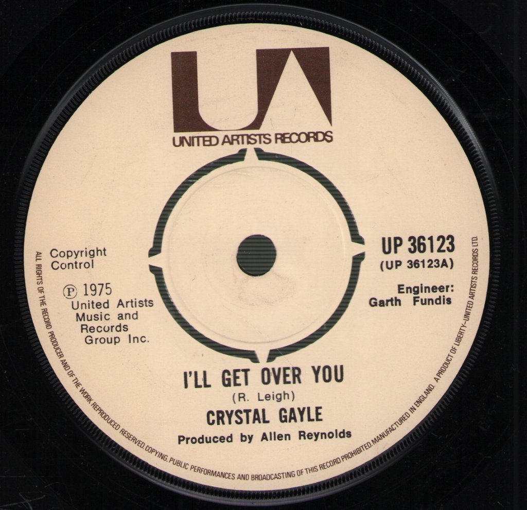 Crystal Gayle - I'll Get Over You - 7 Inch