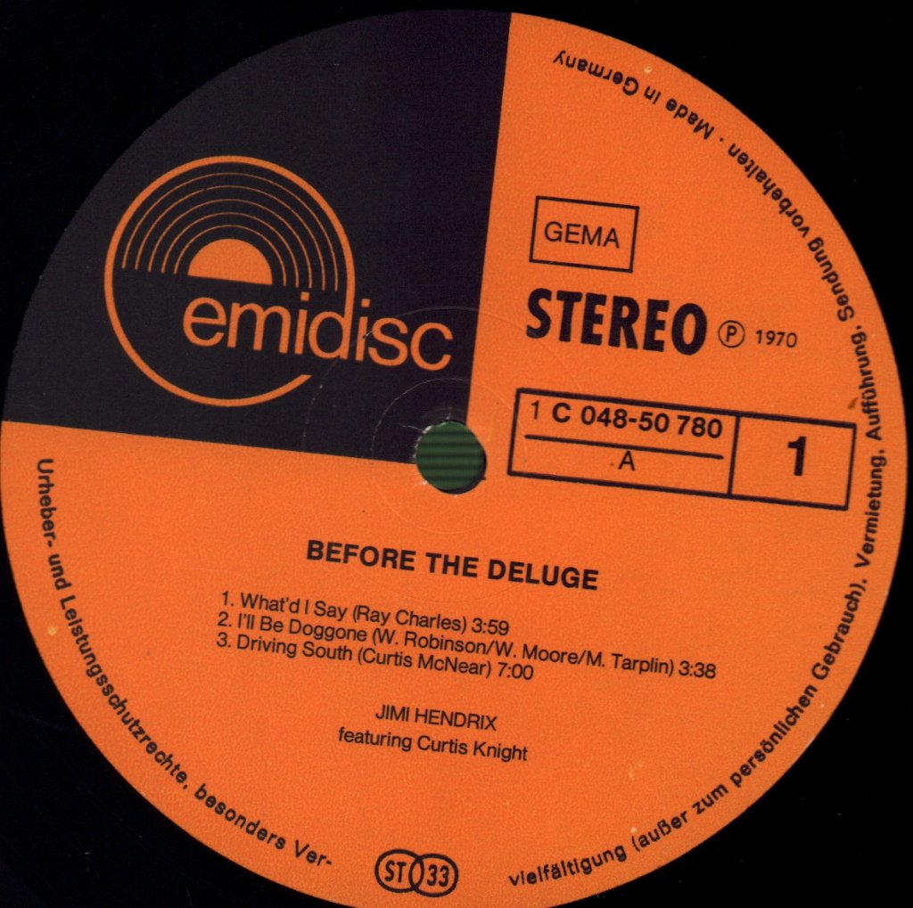 Jimi Hendrix - Before The Deluge - Lp
