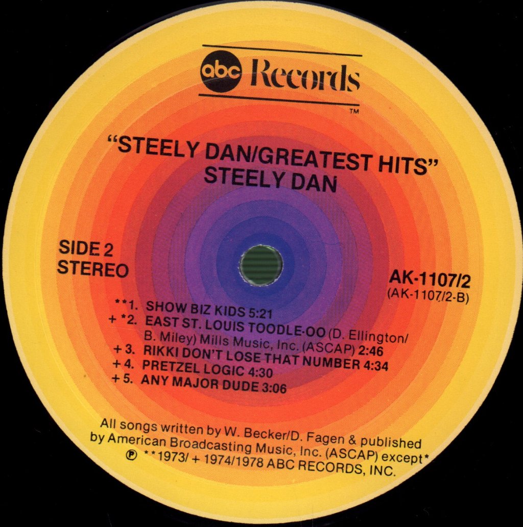 Steely Dan - Greatest Hits - Double Lp