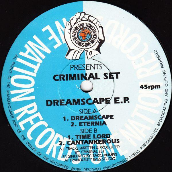 Criminal Set - Dreamscape E.P. - 12 Inch