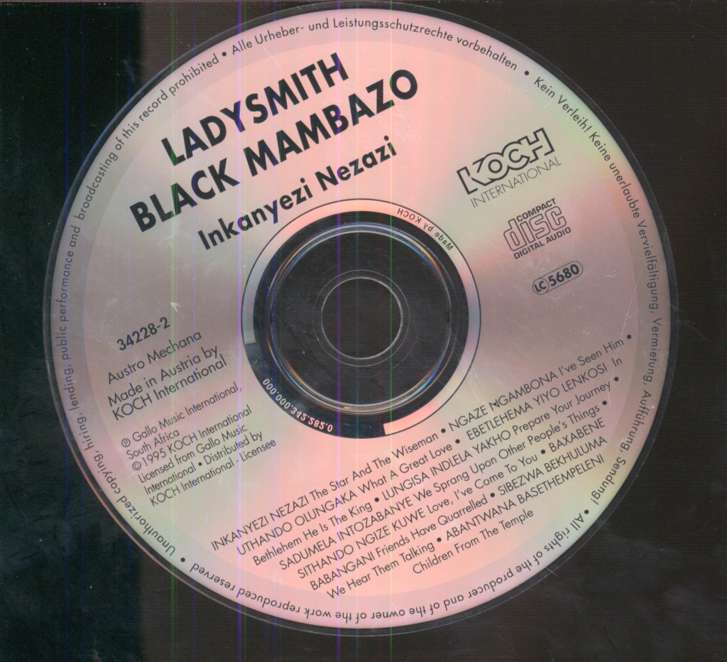 Ladysmith Black Mambazo - Inkanyezi Nezazi - Cd