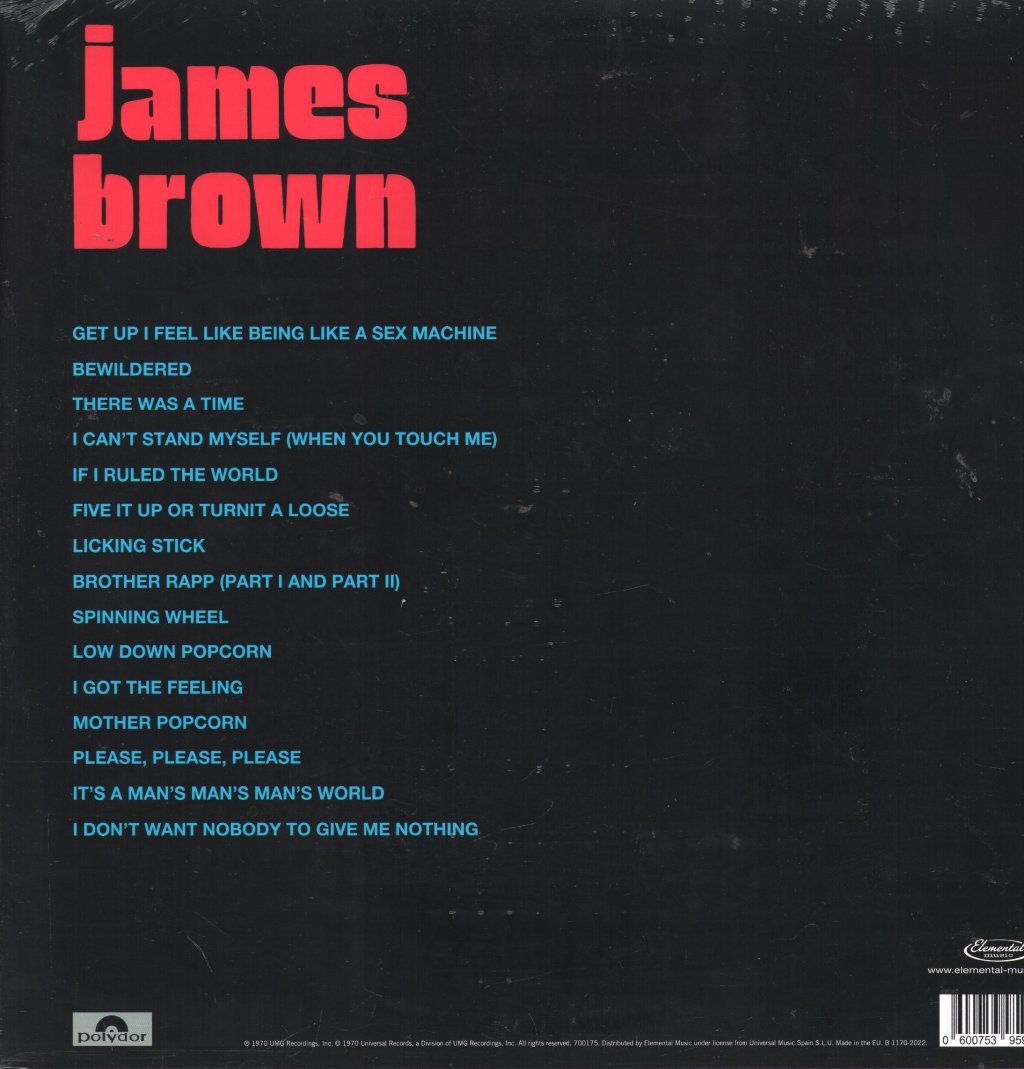 James Brown - Sex Machine - Double Lp