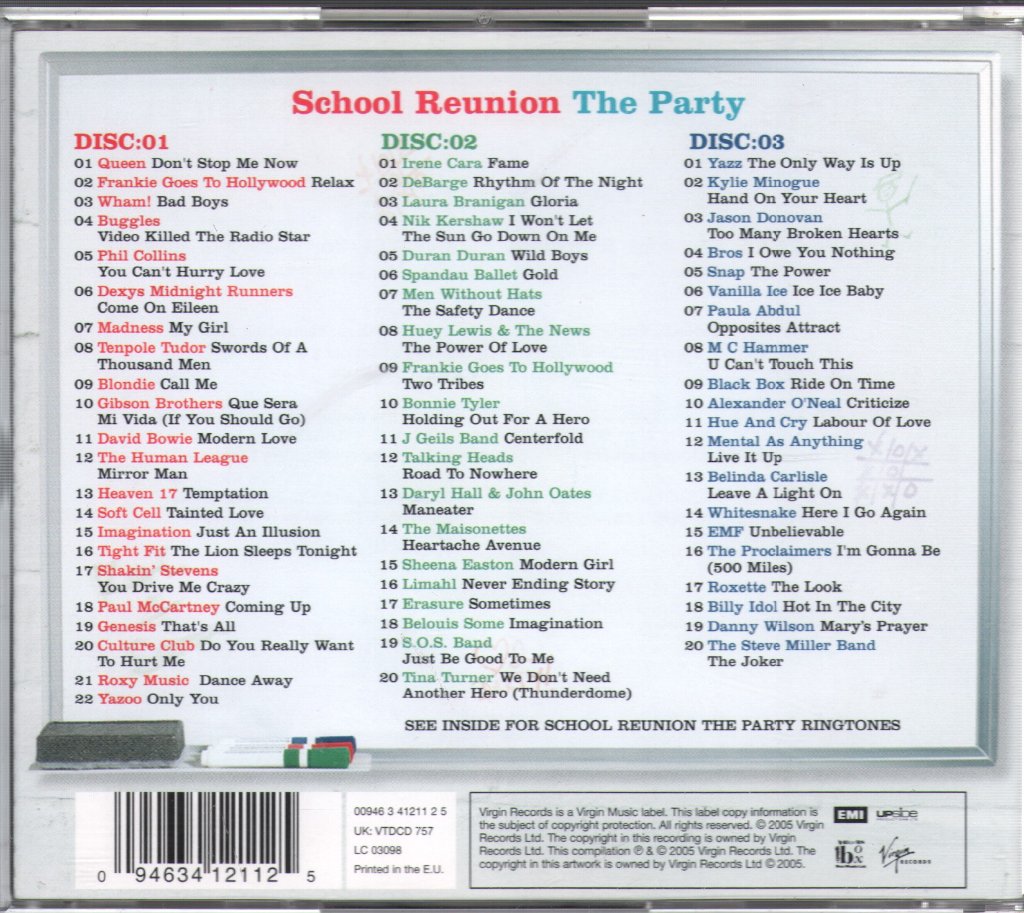 Various Artists - School Reunion - The Party - Triple Cd