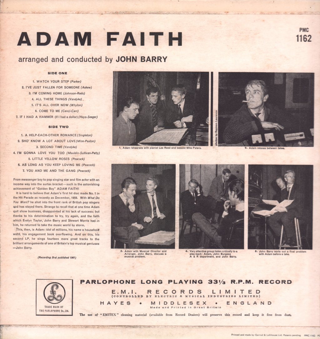 Adam Faith - Adam Faith - Lp