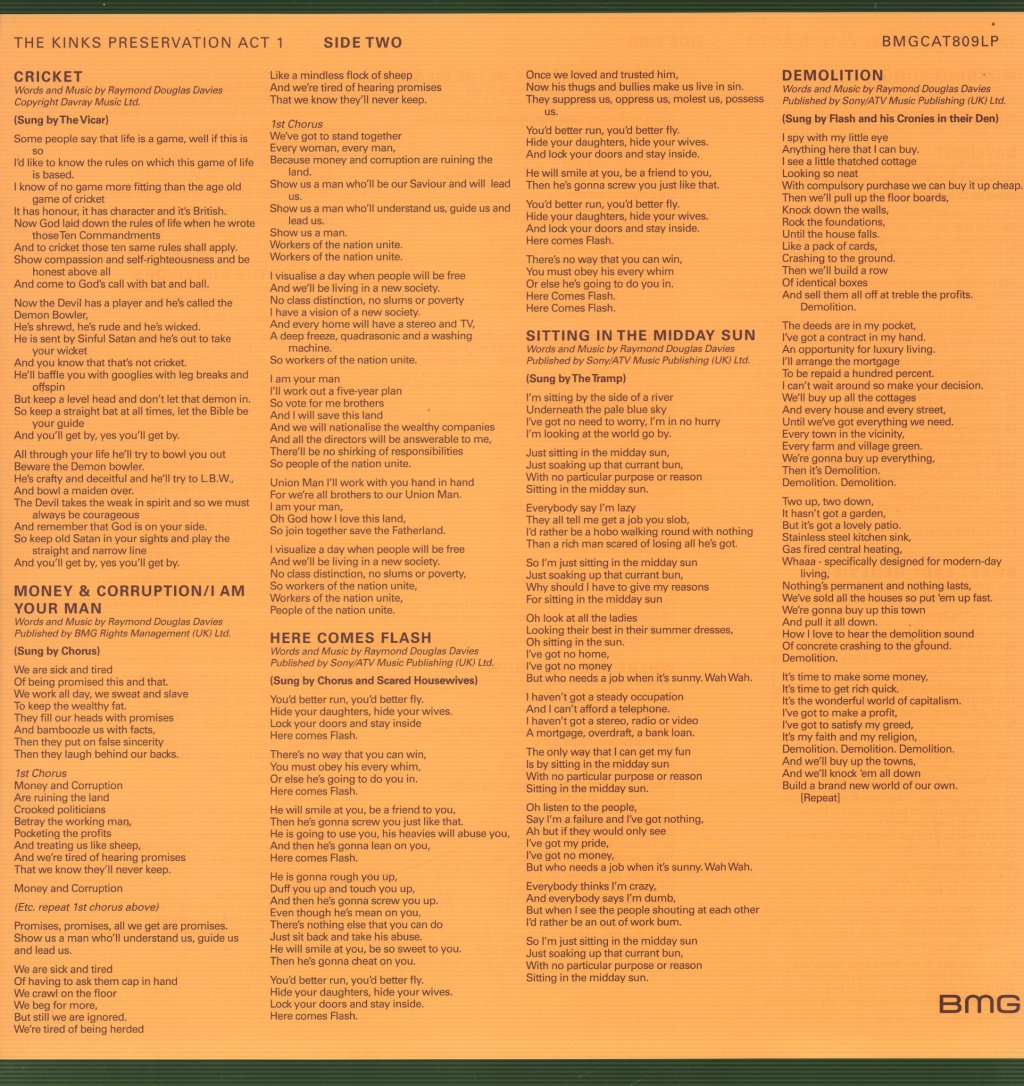 Kinks - Preservation Act 1 - Lp