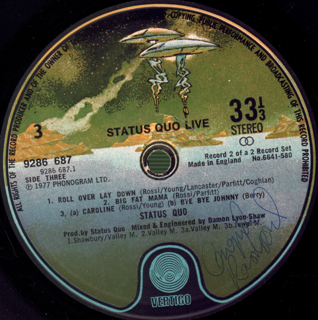 Status Quo - Live - Double Lp