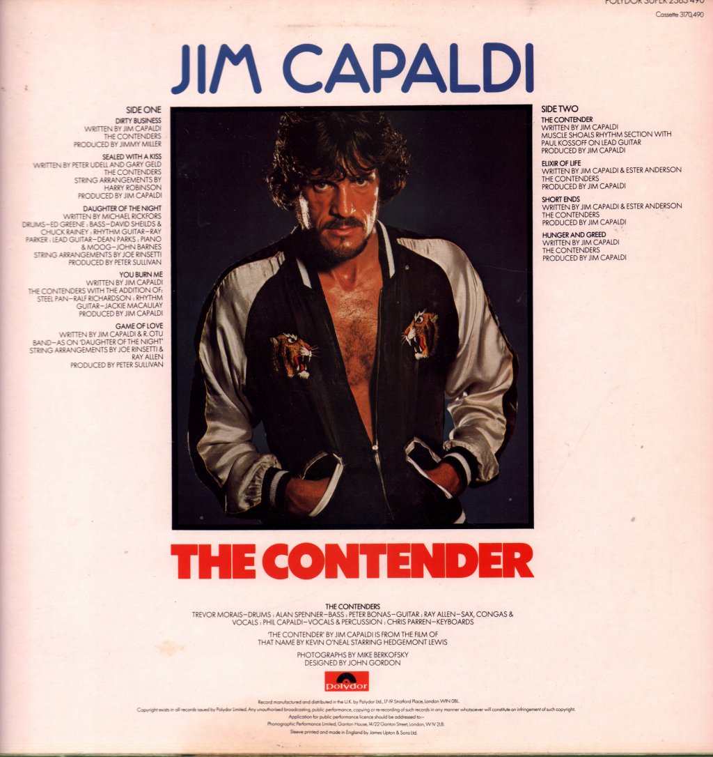 Jim Capaldi - Contender - Lp