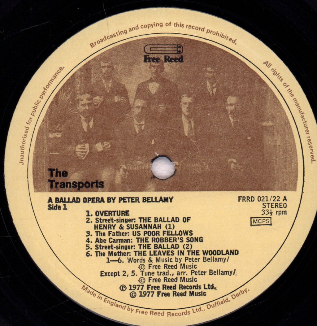 Peter Bellamy - Transports - Double Lp