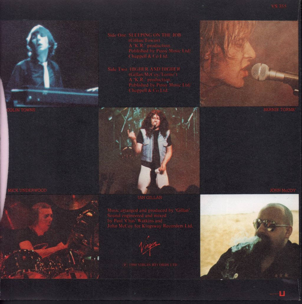 Gillan - Sleeping On The Job - 7 Inch