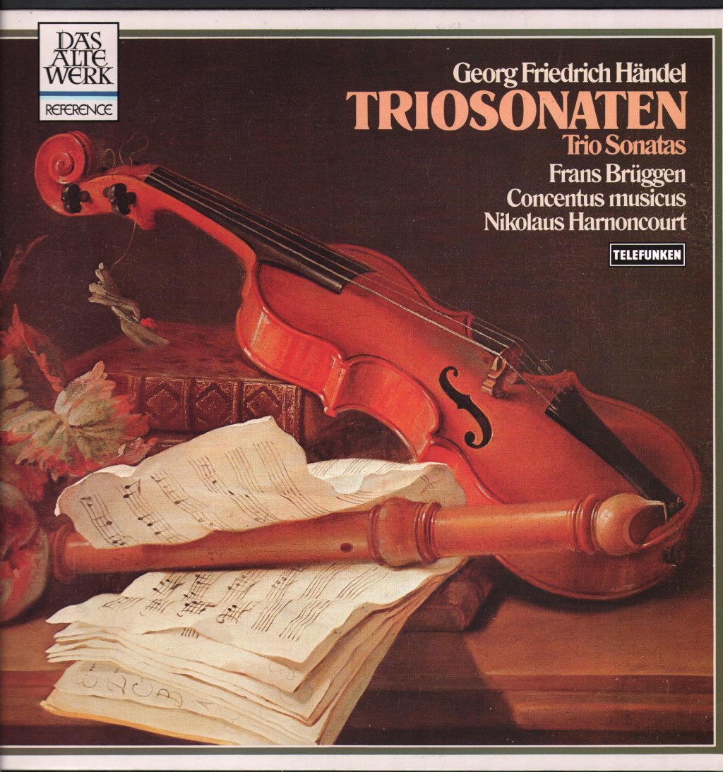 Frans Bruggen / Concentus Musicus / Nikolaus Harnoncourt - Georg Friedrich Handel - Triosonaten / Trio Sonatas - Lp