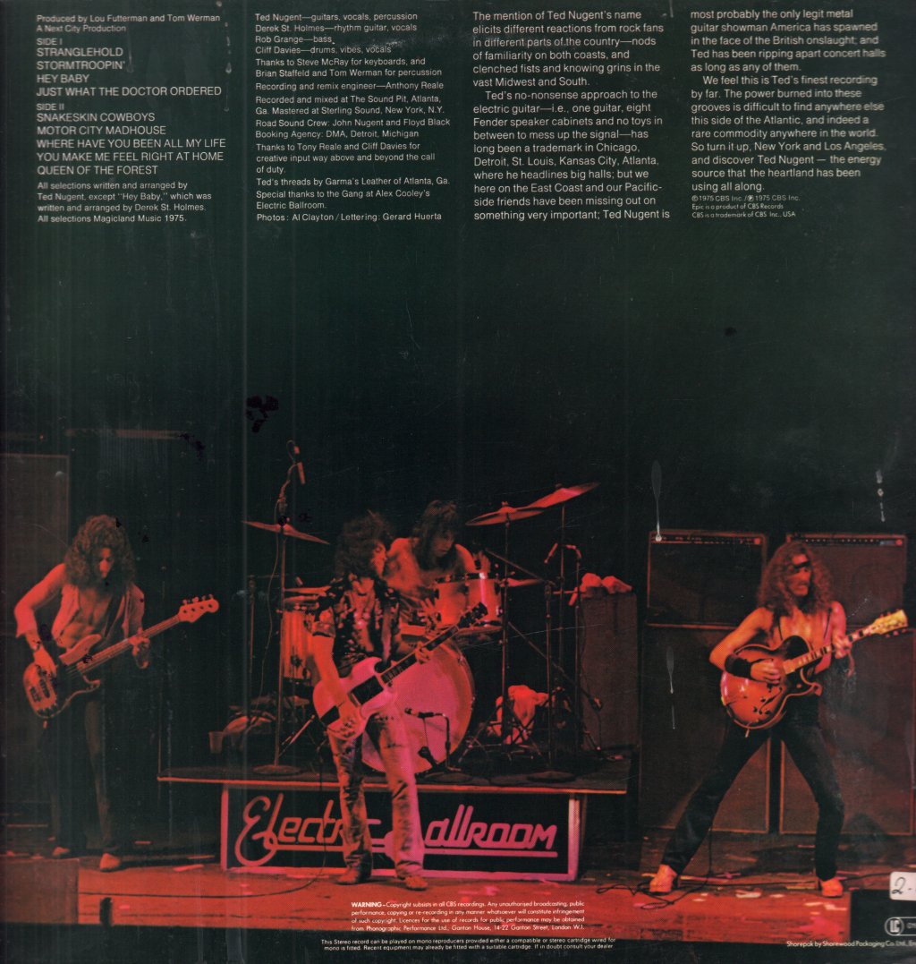 Ted Nugent - Ted Nugent - Lp