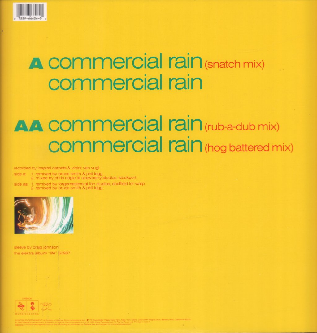 Inspiral Carpets - Commercial Rain - 12 Inch