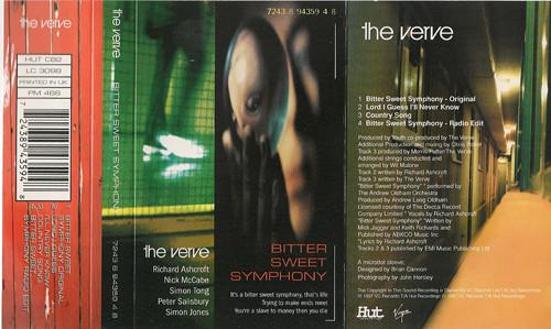 Verve - Bitter Sweet Symphony - Cassette