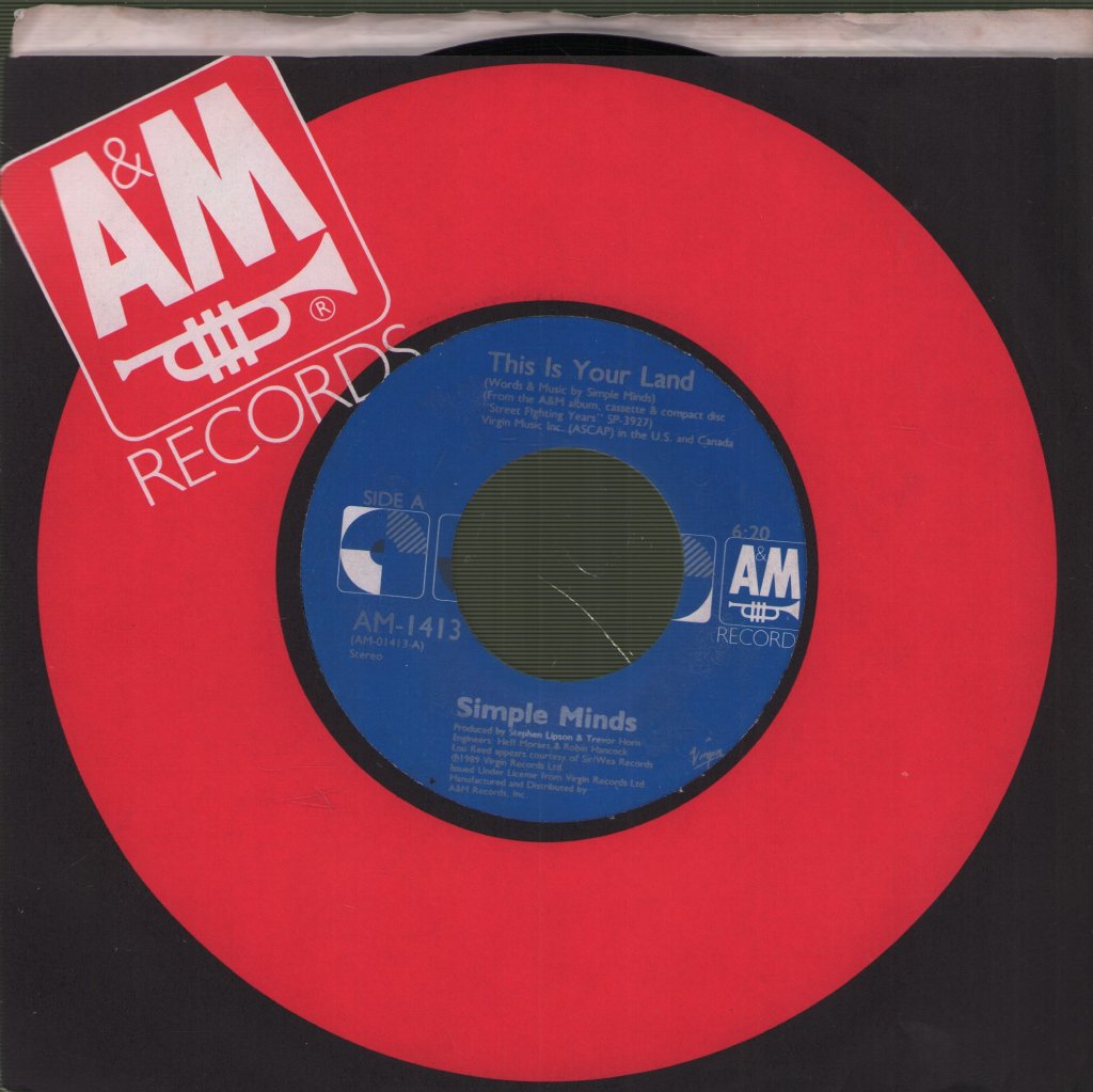 Simple Minds - This Is Your Land - 7 Inch