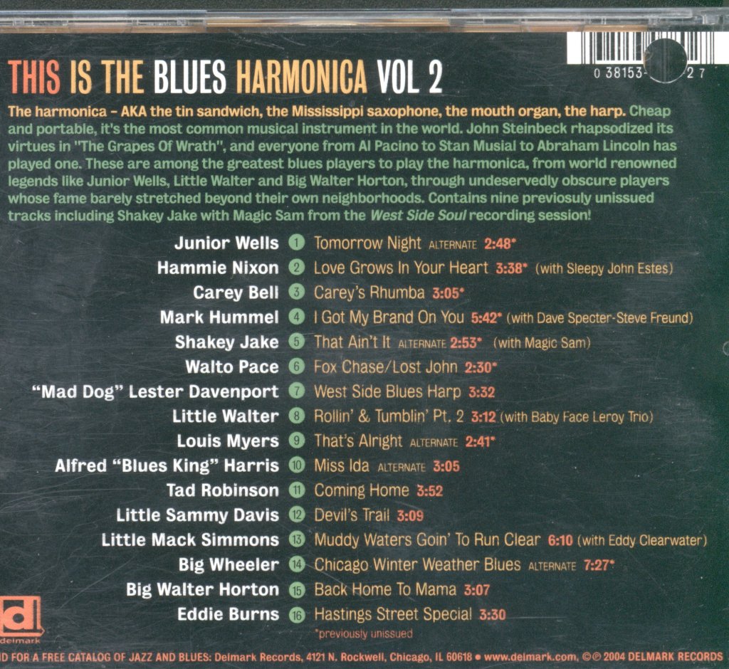 Various Artists - This Is The Blues Harmonica - Vol. 2 - Cd