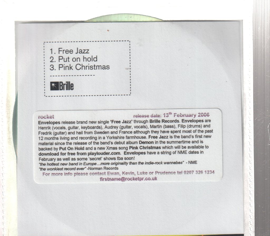 Envelopes - Free Jazz - Cdr