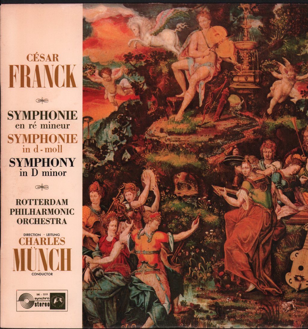 Charles Munch / Rotterdam Philharmonic Orchestra - Franck - Symphonie En Ré Mineur / Symphonie In d-moll - Lp
