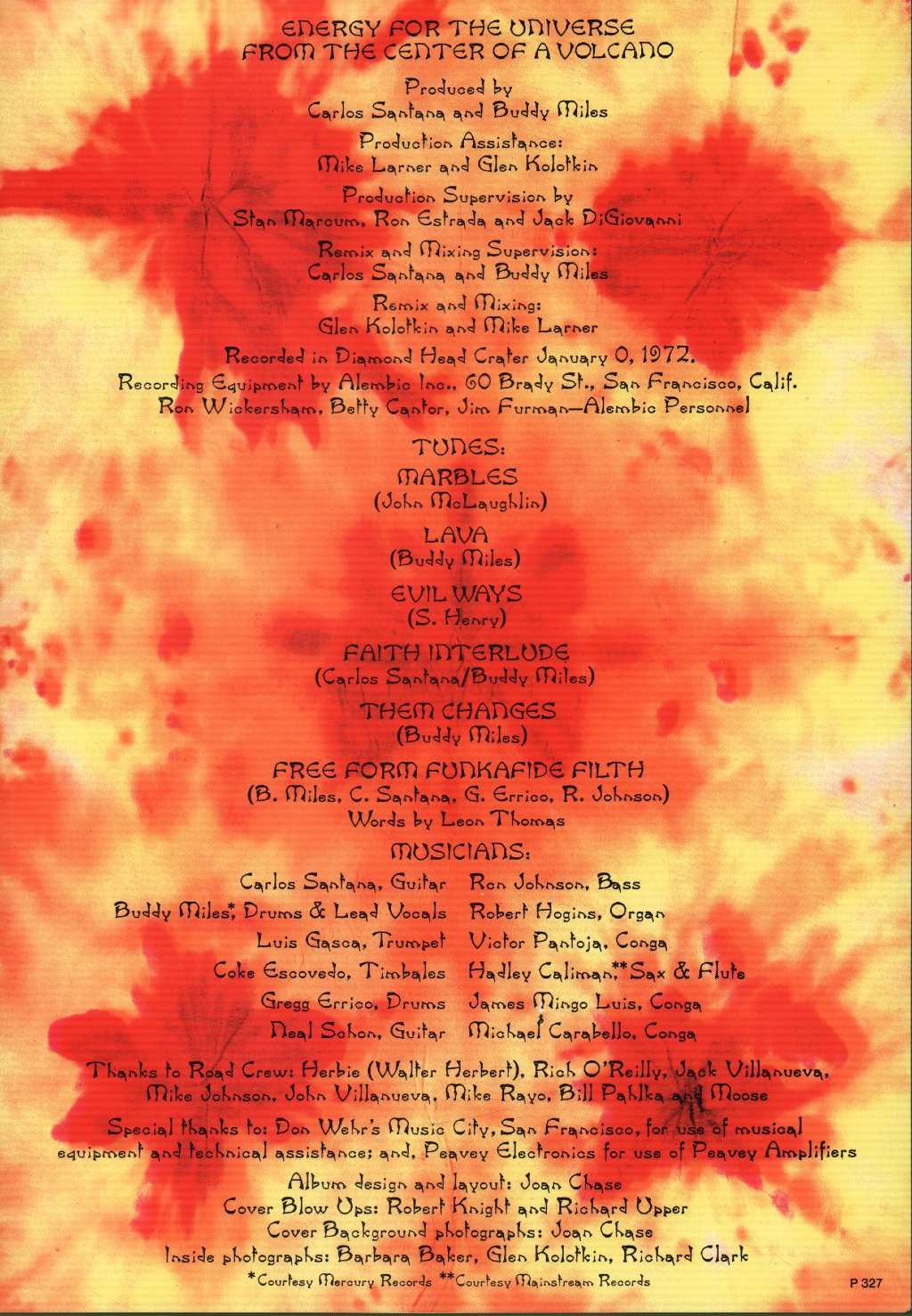 Carlos Santana And Buddy Miles - Live - Lp