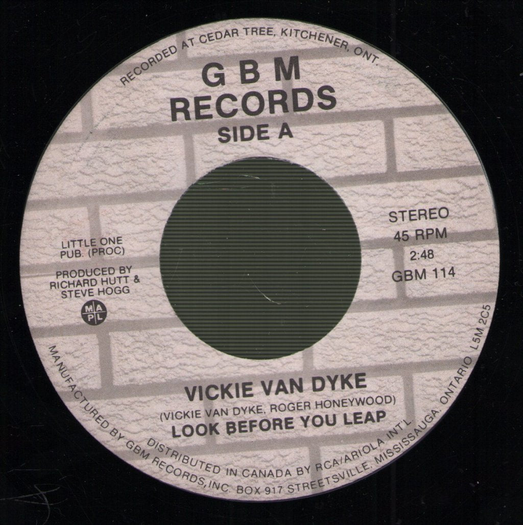 Vickie Van Dyke - Look Before You Leap - 7 Inch