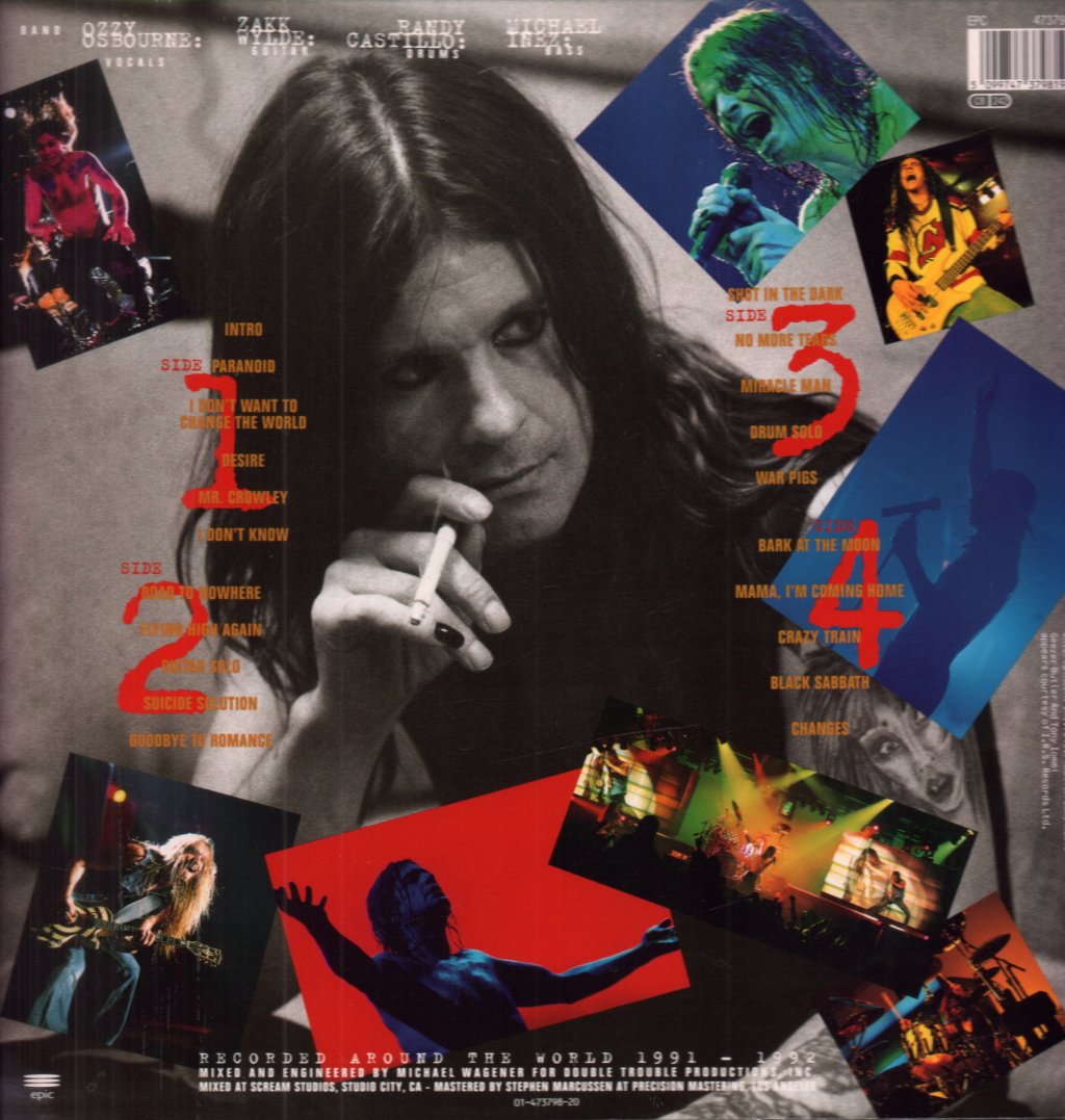 Ozzy Osbourne - Live And Loud - Double Lp
