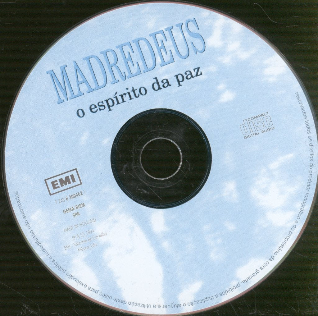 Madredeus - O Espírito Da Paz - Cd