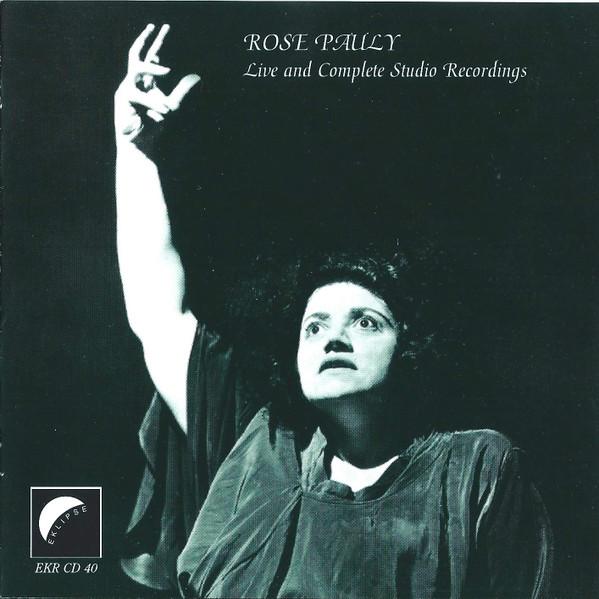 Rose Pauly - Live And Complete Studio Recordings - Cd