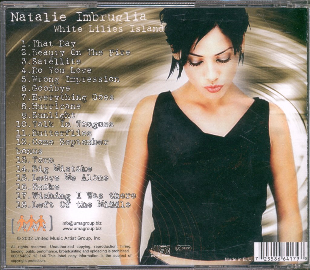 Natalie Imbruglia - White Lilies Island - Cd