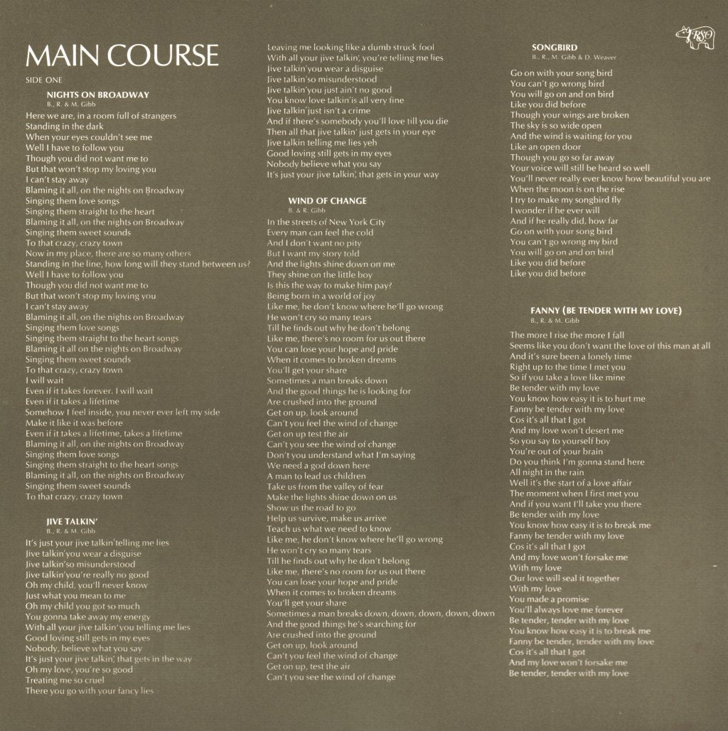 Bee Gees - Main Course - Lp