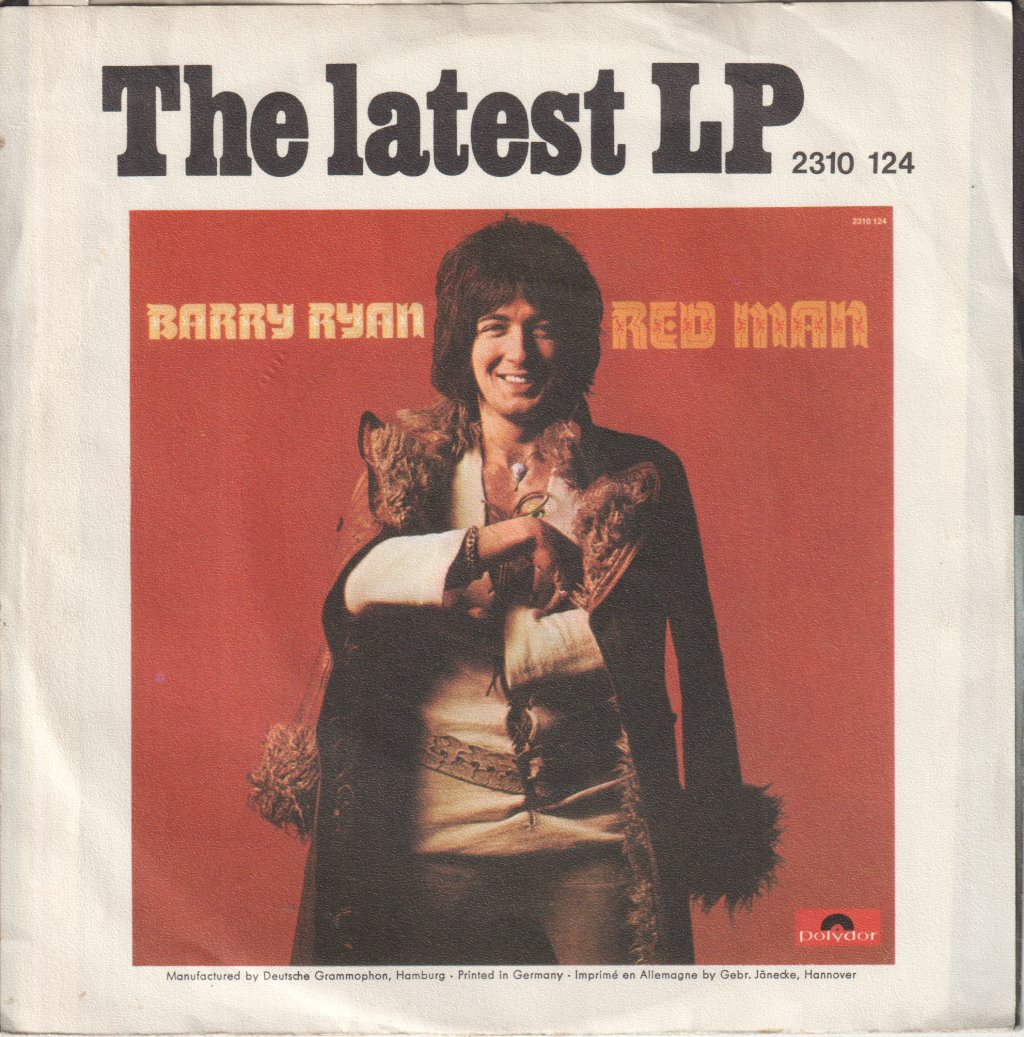 Barry Ryan - Can't Let You Go - 7 Inch