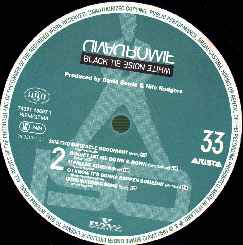 David Bowie - Black Tie White Noise - Lp