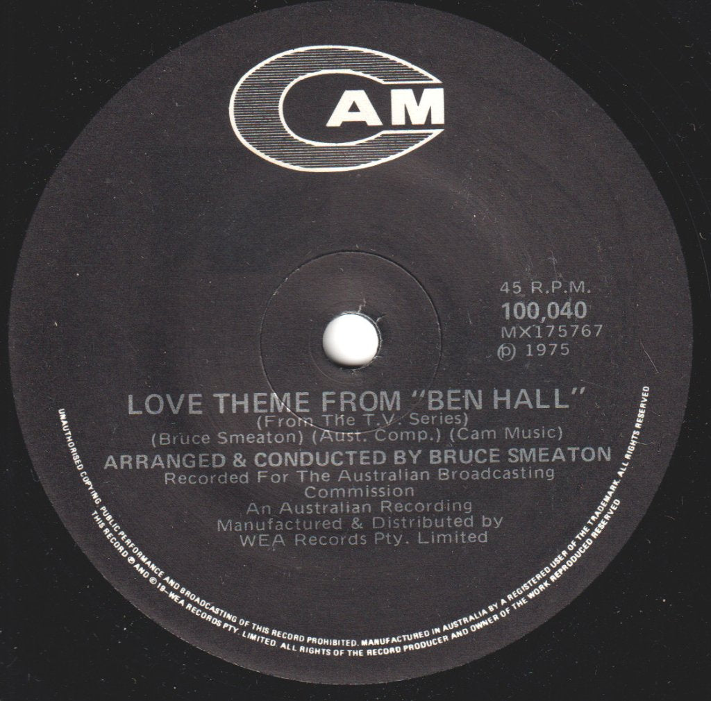 Bruce Smeaton - Main Theme From Ben Hall - 7 Inch
