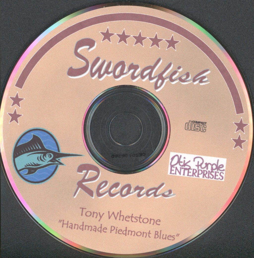 Tony Whetstone - Handmade Piedmont Blues - Cd