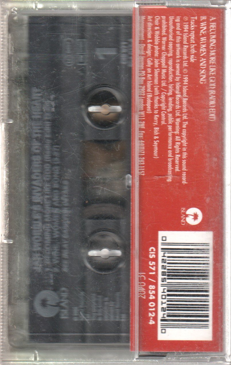 Jah Wobble's Invaders Of The Heart - Becoming More Like God - Cassette
