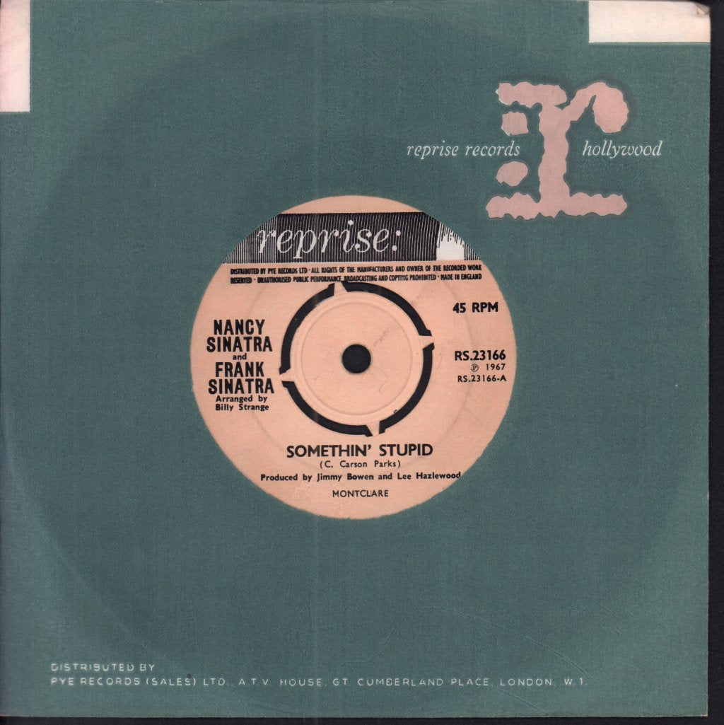 Nancy Sinatra And Frank Sinatra - Somethin' Stupid - 7 Inch