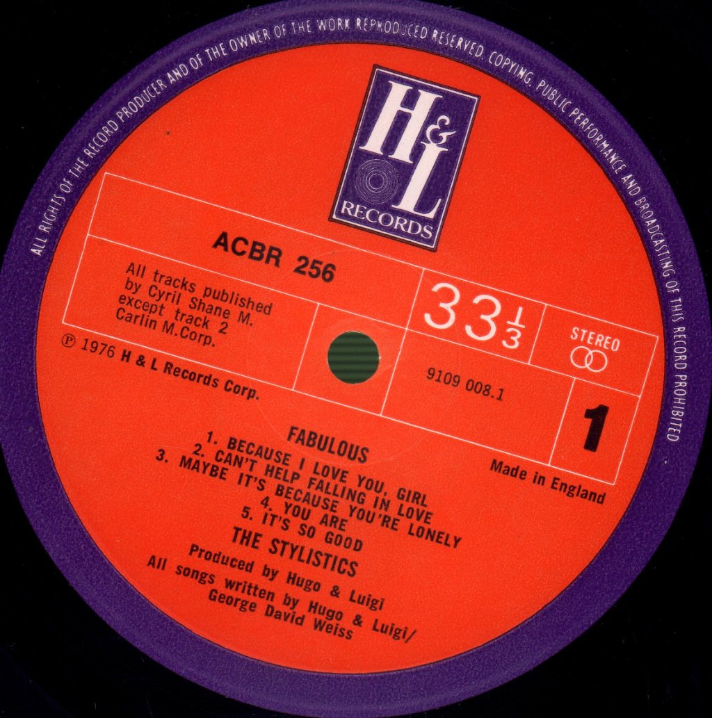 Stylistics - Fabulous - Lp