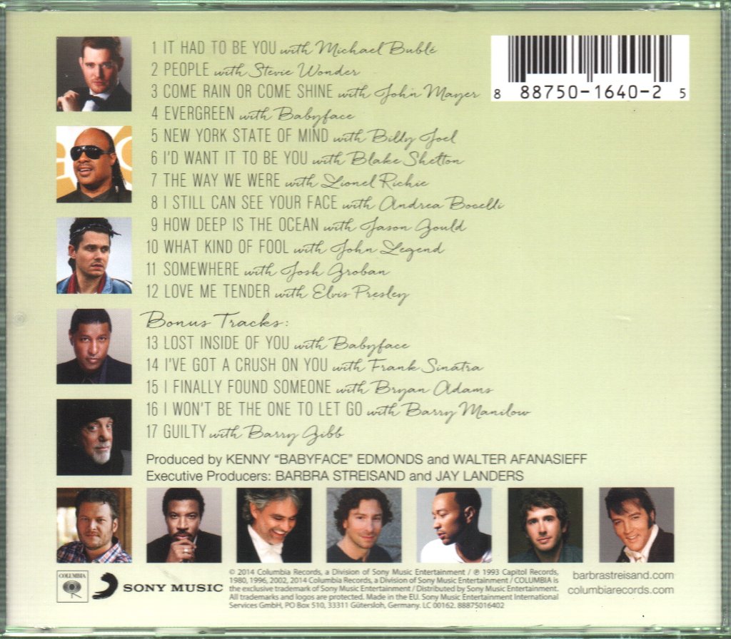 Barbra Streisand - Partners - Cd